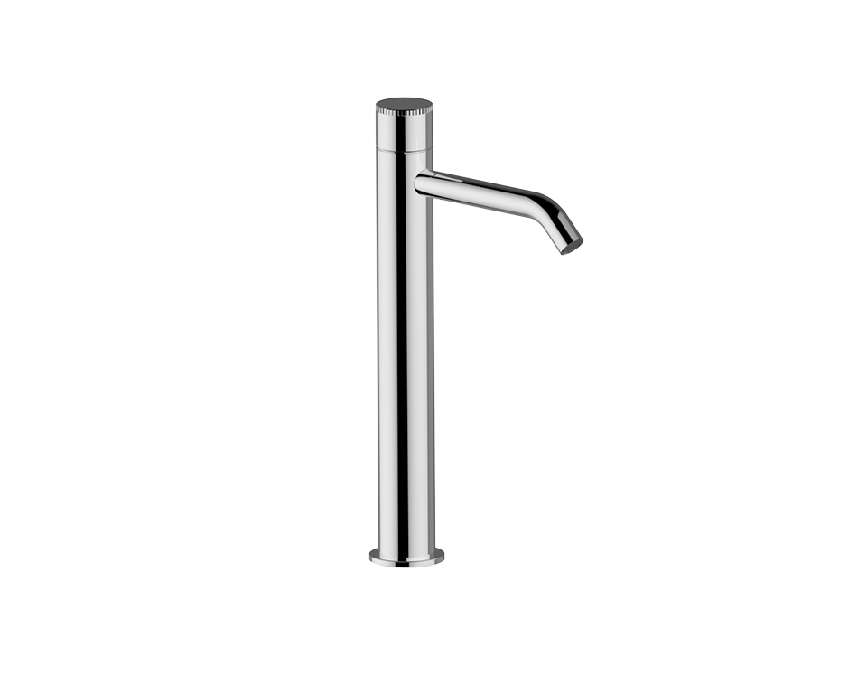 Single-hole tall washbasin mixer