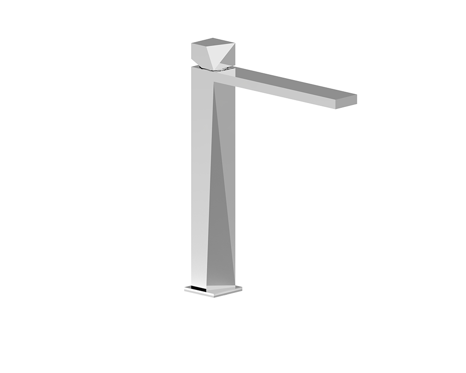 Single-hole tall washbasin mixer