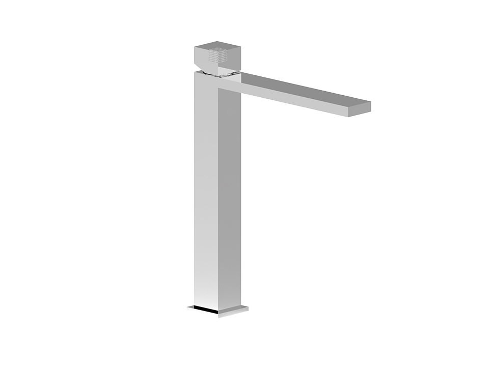 Single-hole tall washbasin mixer