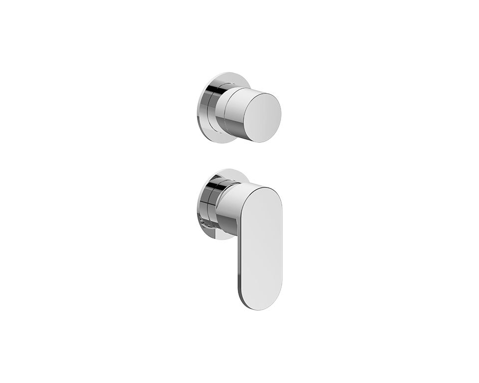 Miscelatore doccia a 3 vie incasso monocomando