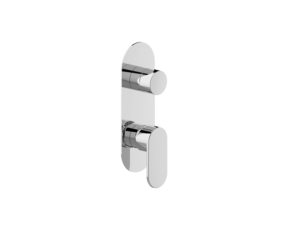 Miscelatore doccia a 3 vie incasso monocomando