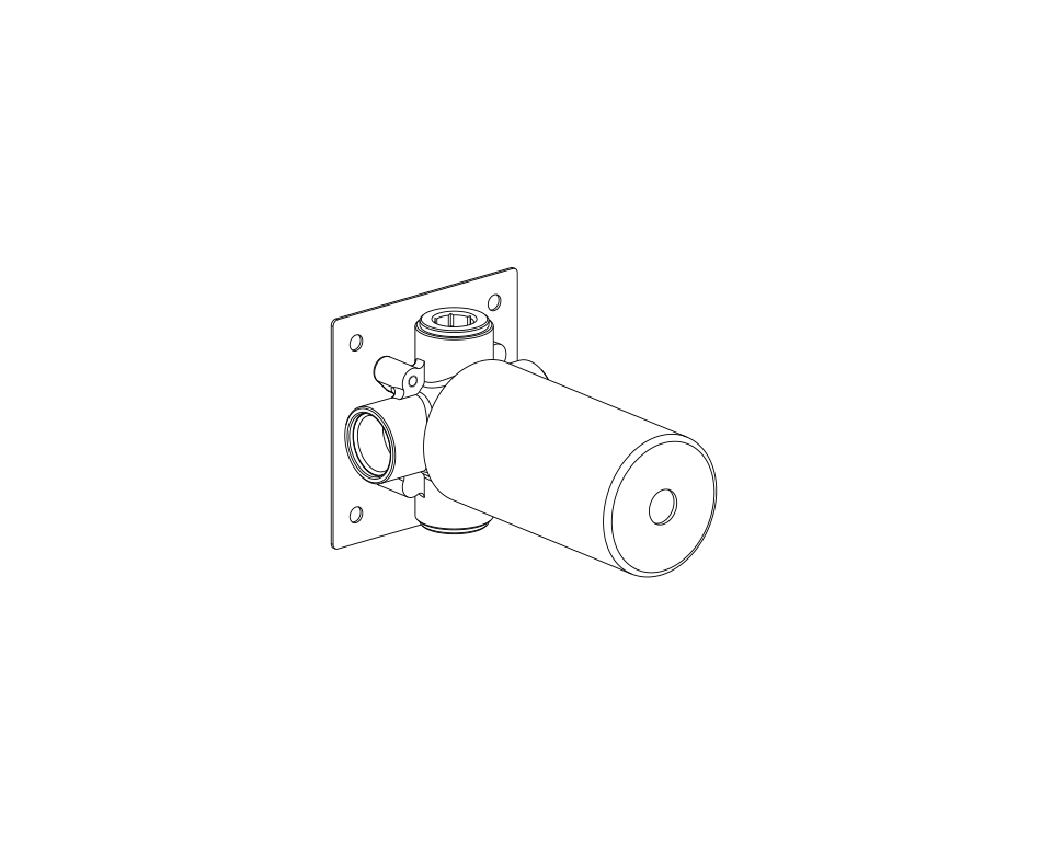Gruppo incasso per colonna outdoor